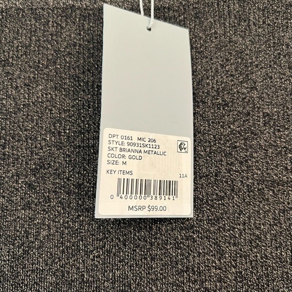 Antonio Melani Skirt. Dark gray/black shimmer. Size M. NWT. - Picture 4 of 4